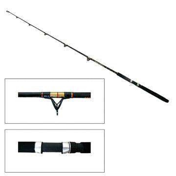 Fishing Rod with Heavy Turbo Guides and Cushion Reel Seat