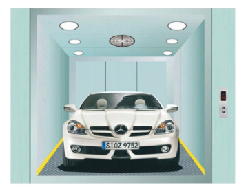 Car Elevator With Anti-fire Doors 3000kg