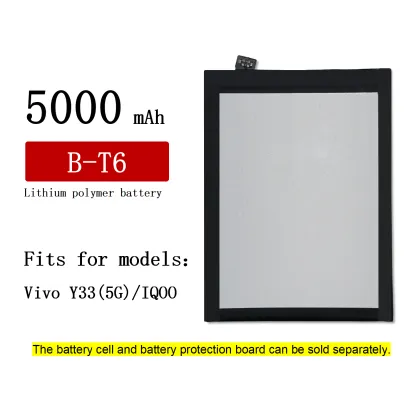 5000mAh OEM/ODM Mobile Phone Battery for VIVO Y33/IQOO