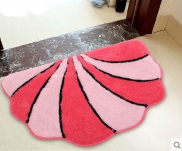 KOKO shell-like pink arylic door mat