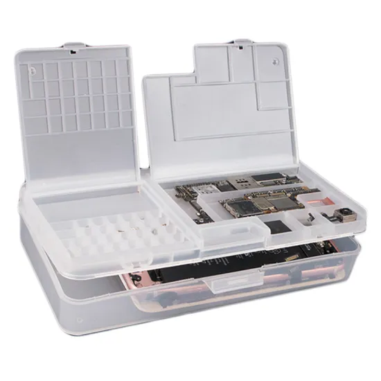 OSS Team W203 Multi-Function LCD Screen IC Parts Storage Box