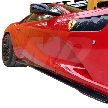 กระโปรงด้านข้างคาร์บอนไฟเบอร์แบบแห้งสไตล์ MA สำหรับ 2017-2020 Ferrari 812