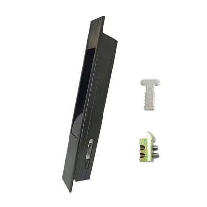 Black Touch Lock Aluminum UPVC Sliding Window Accessories
