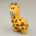 Giraffa PU personalizzato a forma di sfera di sforzo, 10,7 CM