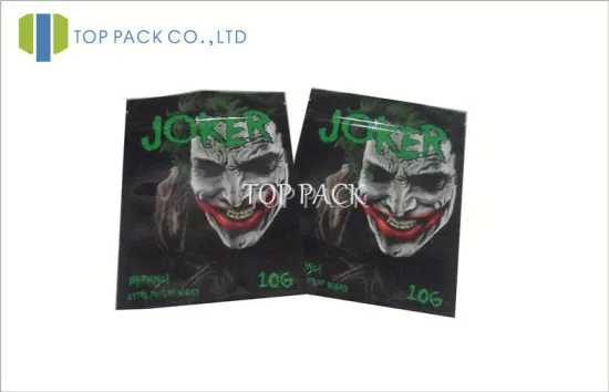 Multilayer Laminated Herbal Incense Bags , Pet / Vmpet / Pe Plastic Pouches