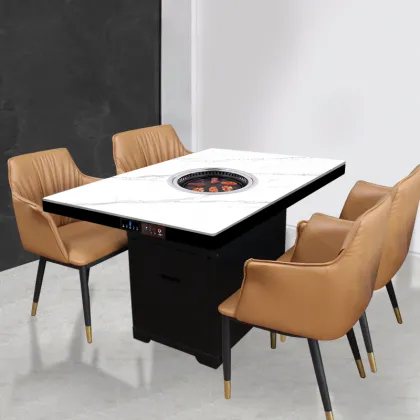 High end restaurant Korean BBQ table