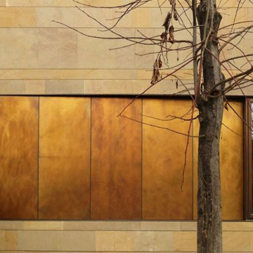 Natural design wall panel made with phenolic panel