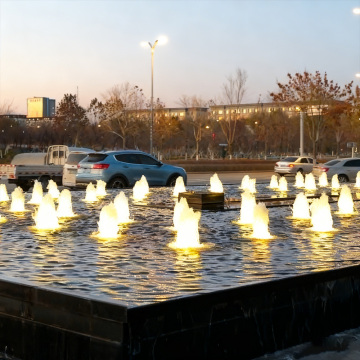 Fonte de fluxo decorativa ao ar livre LED