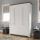 Space Saving White Murphy Beds