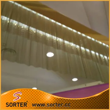 New design luxury interior decorative metal wire mesh curtain