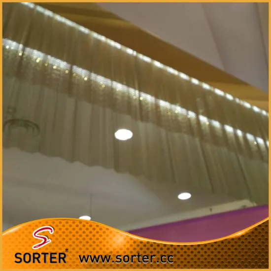 New design luxury interior decorative metal wire mesh curtain