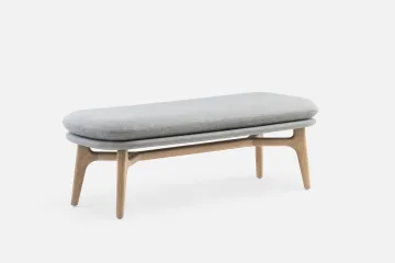 mid-Century modern entryway bedroom Indoor Wooden bench