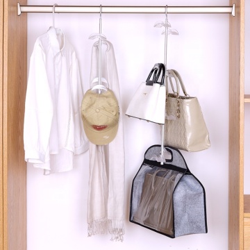 Chrome Heavy Closet Handbag Hander - ผู้จัดงานแขวนกระเป๋าเงินสำหรับประตู