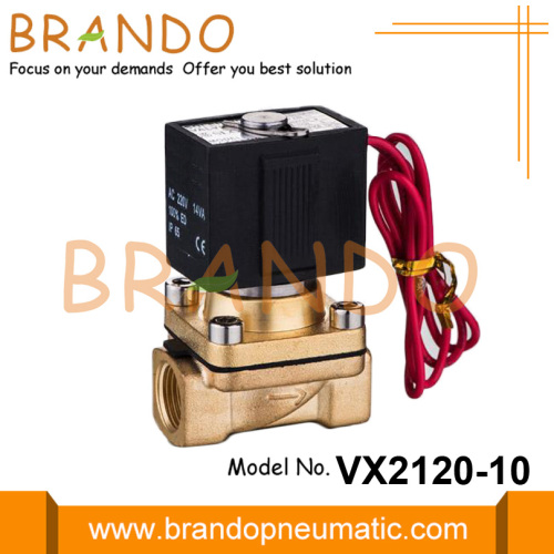 1/2``VX2130-15 SMC 유형 황동 솔레노이드 밸브 220VAC