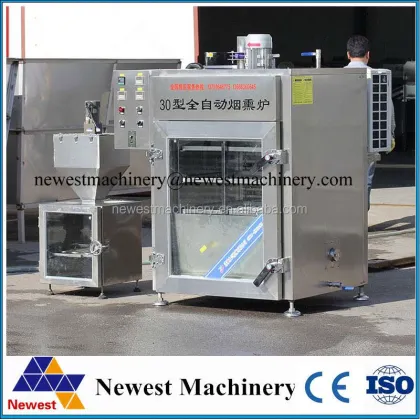 Automatic Smoked Turkey Legs and Cold Smoking Herring Oven for Sale