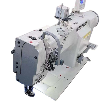 Three Synchronous Double Needle Auto Seat Sewing Machine with Thread Cutting and Pressing Foot