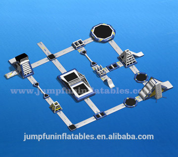 0.9mm PVC Inflatable Water Park CE pump Free