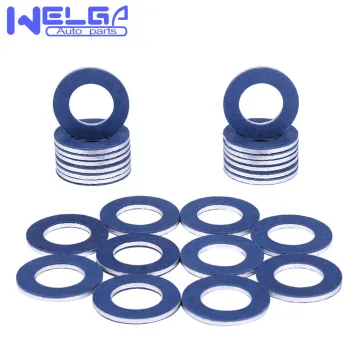 Aluminum Oil Drain Plug Crush Washer Gaskets for Lexus, Toyota 4Runner, Corolla, Land Cruiser, Vios, RAV4