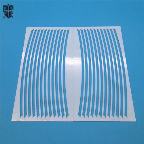 insulating electronic zirconia ceramic cooling fin substrate
