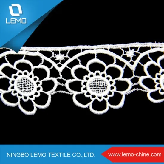 French Chantilly Embroidered Tulle Indian Lace Fabrics