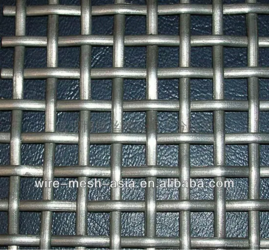 high quality stainless steel crimped wire mesh used in car