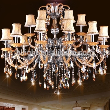 Hotel large fancy decorative luxury crystal chandelier lighting