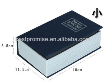 hot selling Fake Book with key lock book safe