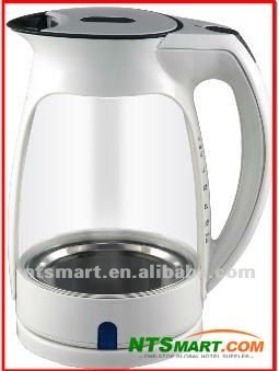 Electric Glass Kettle with 3,000W Power,suitable for hotel