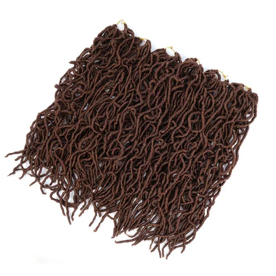 Wholesale Synthetic Hair Smart Braid Crochet Hair Extension  Mermaid 18 Inch Most Natural New Faux Locs