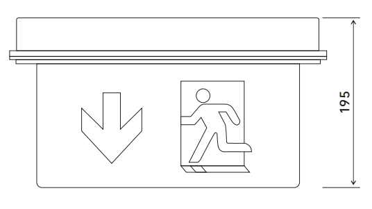 emergency exit sign light (2)