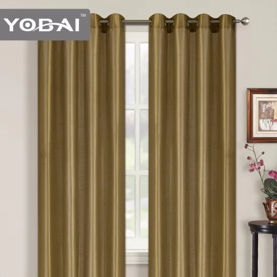 100% Polyester Solid Curtains for Dressing Rooms in China