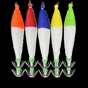 Luminous Jig Hooks Pack for Mackerel, Octopus, Cuttlefish, and Shrimp Fishing Lures