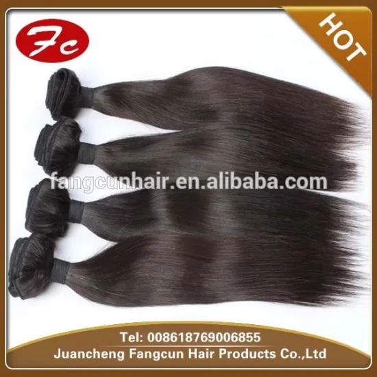 5A grade virgin Brazilian straight hair weaving