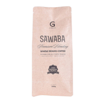 Compostable Paper Pla Coffee Pouch Compostable With Valve
