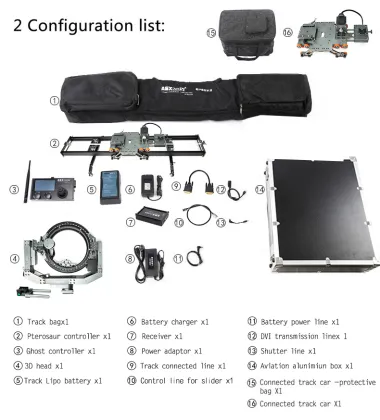 Professional OEM high quality wide application battery manfrotto tripod camera slider plate custom logo assurance