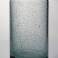 CARAFE de agua de vidrio reciclado de color verde con burbujas