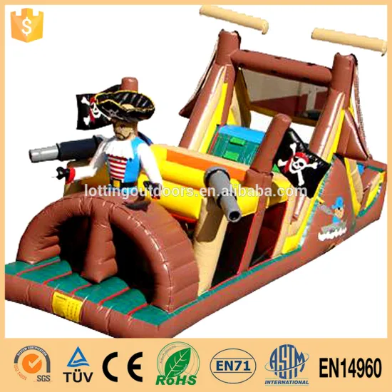 Sackless Inflatable Obstacle Outdoor Obstacle Course Equipment