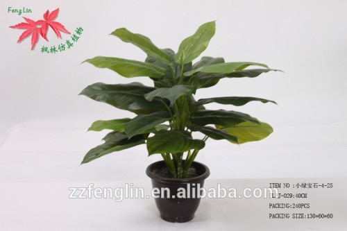 hot-selling 4 heads wholesale cheap fake plant for inner door decoration