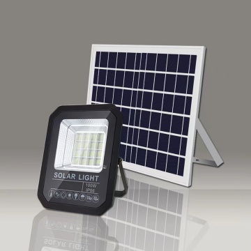 Solar-Powered Plastic LED Reflector Flood Light for Garden Security