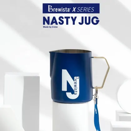 Brewista Coffee Pot Liquid Latte Art Jug with Sharp Spout for Milk Frothing and Steaming