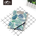 Custom flower Leaves​ style cute A5 clipboard binding loose leaf notebook hardcover diary