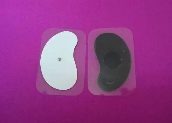 Ear / Crescent Shape Medical Massage Health Electrode, Any Size Durable Self Adhesive Electrodes