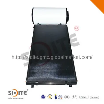 Flat Plate Solar Water Heater with Jacketed Indirect Heat Transfer