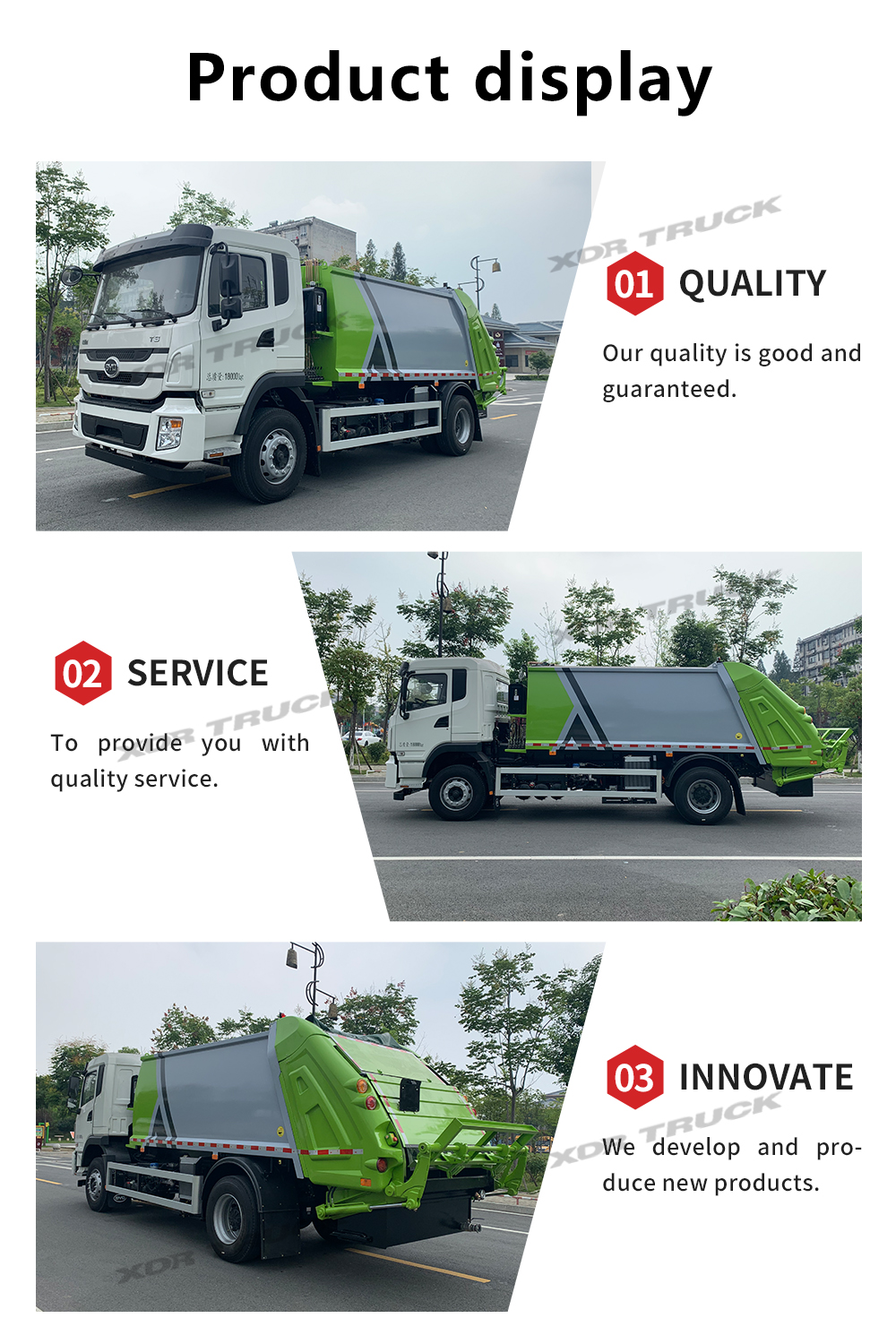 BYD 12CBM compactor garbage truck 4