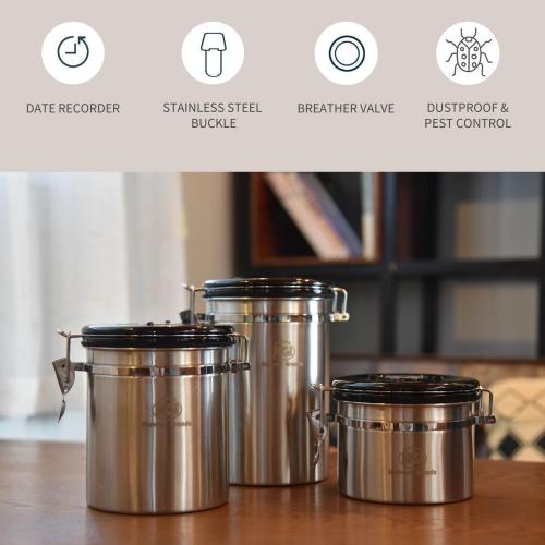 16oz Coffee Storage Canister Airtight