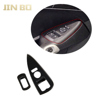 Trim Panel Sakelar Pengangkatan Jendela Serat Karbon untuk Chevrolet Corvette C6 2005-2008