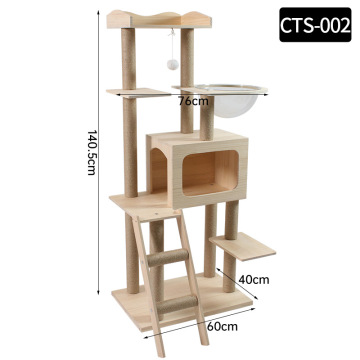Perfect for Kittens & Large Cats Modern All-in-one Indoor Cat tree Supplier