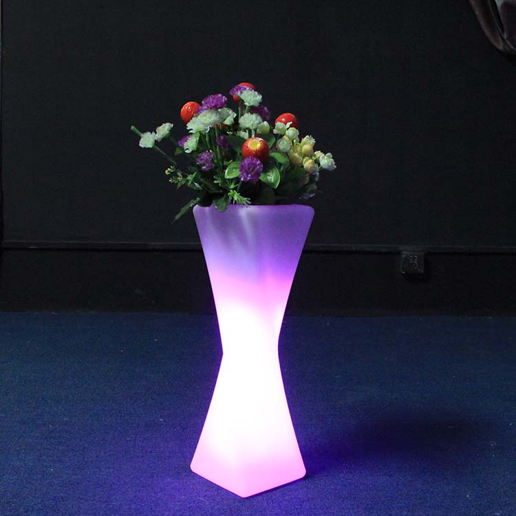 Led Flower Pots Plastic Outdoor