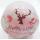 Round Pink Elk Candy Tin Box