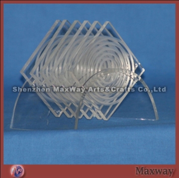 Arch Counter Clear Acrylic/Perspex CD Display Holder